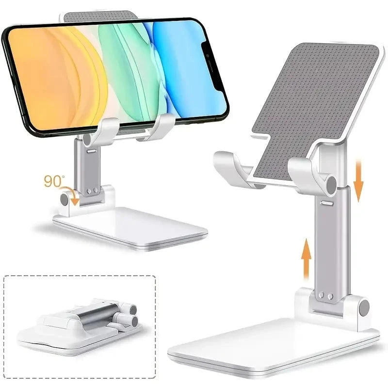 Adjustable Phone & Tablet Stand — Universal Desk Holder