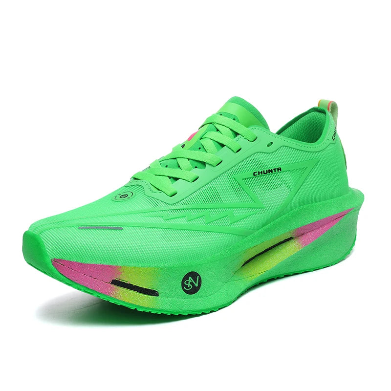 Men's Carbon Plate Running Shoes – Lightweight Breathable Sneakers