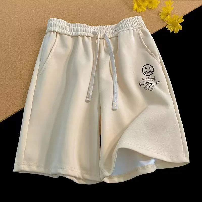 Men's Oversized Wide Leg Shorts – Casual Cotton Blend, M-8XL