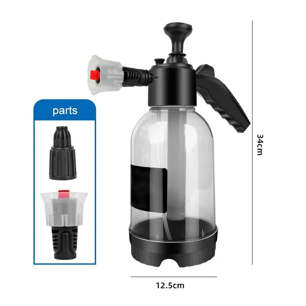 2L Foam Cannon Sprayer – Hand-Held Pressure Foam Gun for Car Wash & Detailing