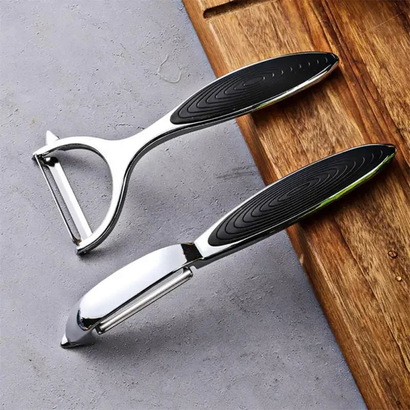 Multi-Function Vegetable Peeler – Stainless Steel Y-Shaped & Straight Fruit Peeler Set