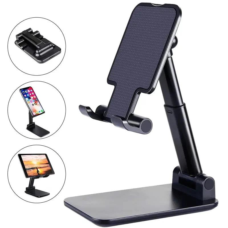 Adjustable Phone & Tablet Stand — Universal Desk Holder