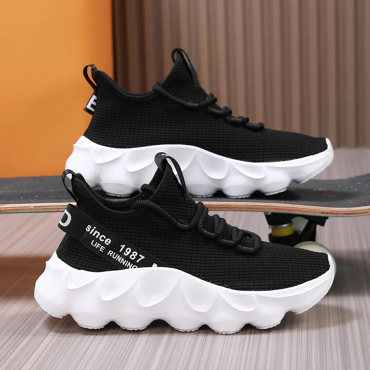 Men's Breathable Mesh Running Shoes – Lightweight Sports Sneakers