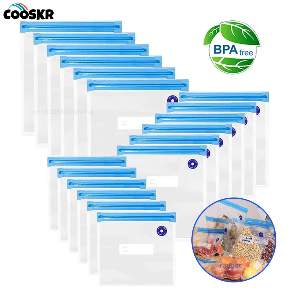 Reusable Vacuum Sealer Bags | BPA-Free Food Storage