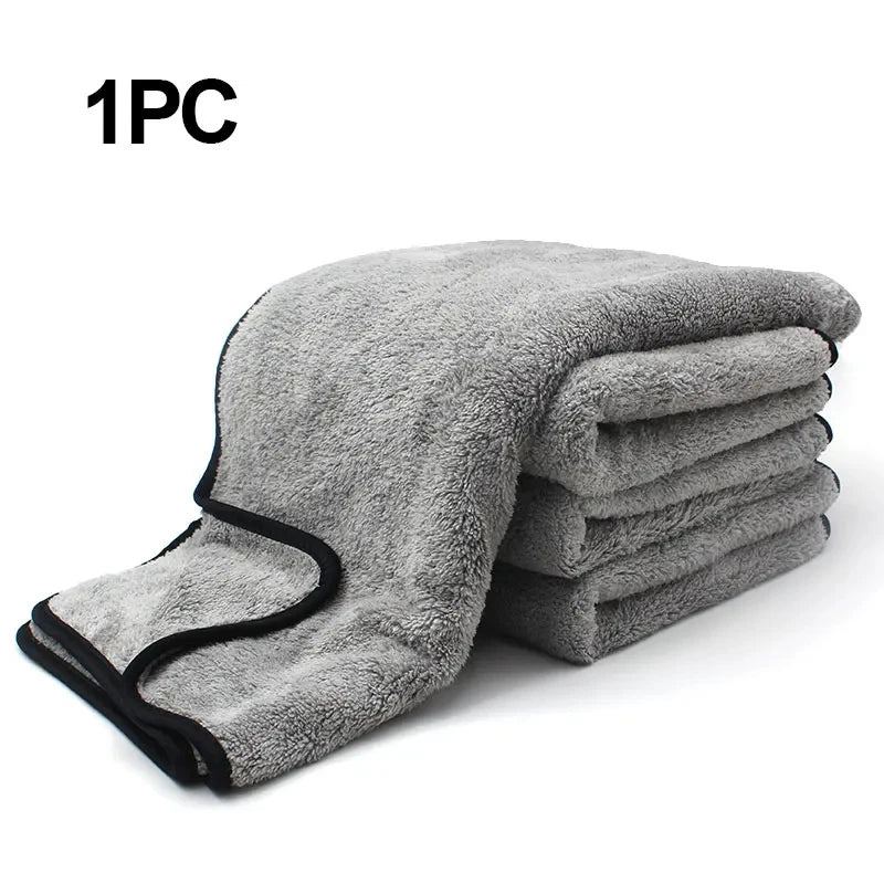 Premium Microfiber Car Wash Towel – Super Absorbent Cleaning Cloth
