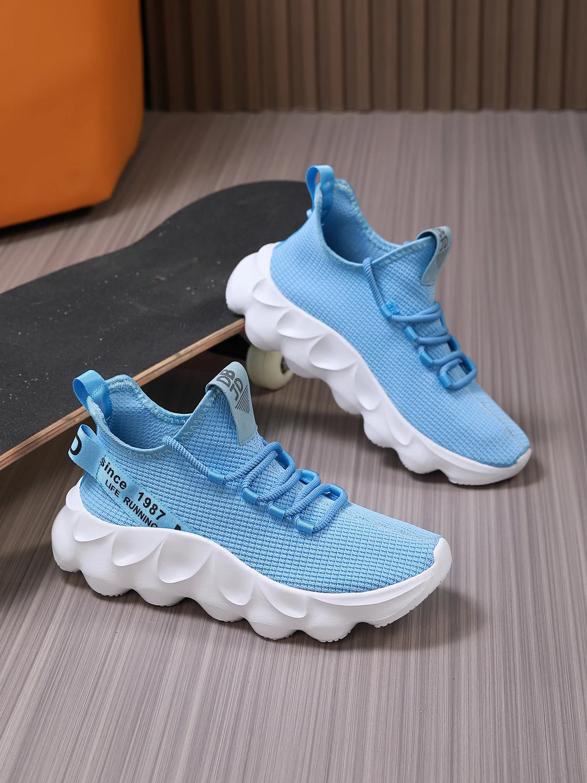 Men's Breathable Mesh Running Shoes – Lightweight Sports Sneakers