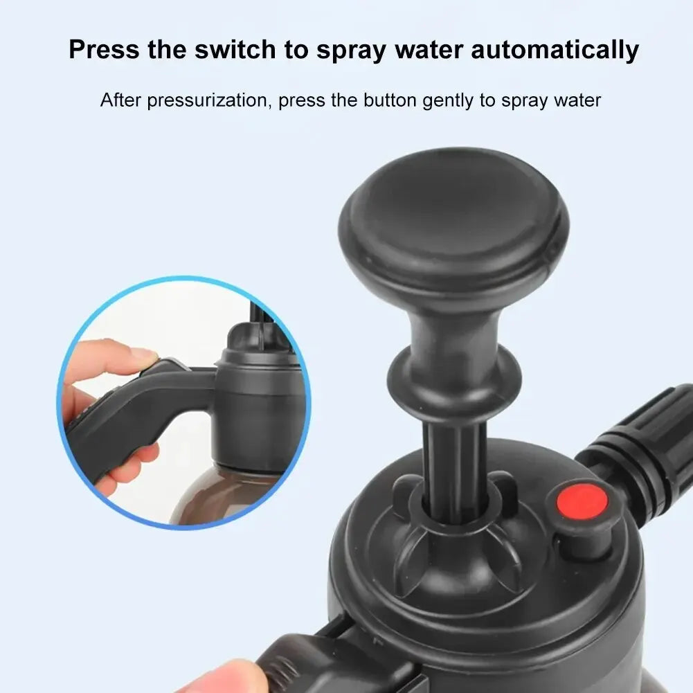 2L Foam Cannon Sprayer – Hand-Held Pressure Foam Gun for Car Wash & Detailing