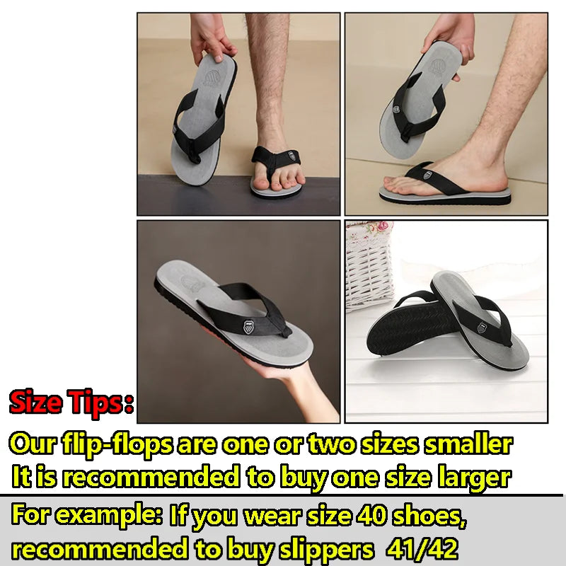 Men's Non-Slip EVA Flip Flops – Lightweight Summer Sandals